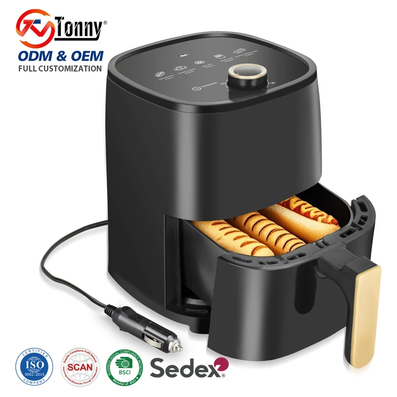 air fryer cigarette lighter 24V 280W Mini Air Fryer 3L for Trucks