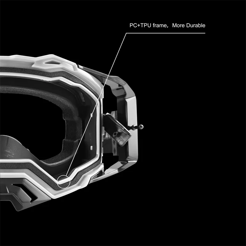 Easy Change Lens Motocross Mx Goggles With Tear Offs Film Exchangeable