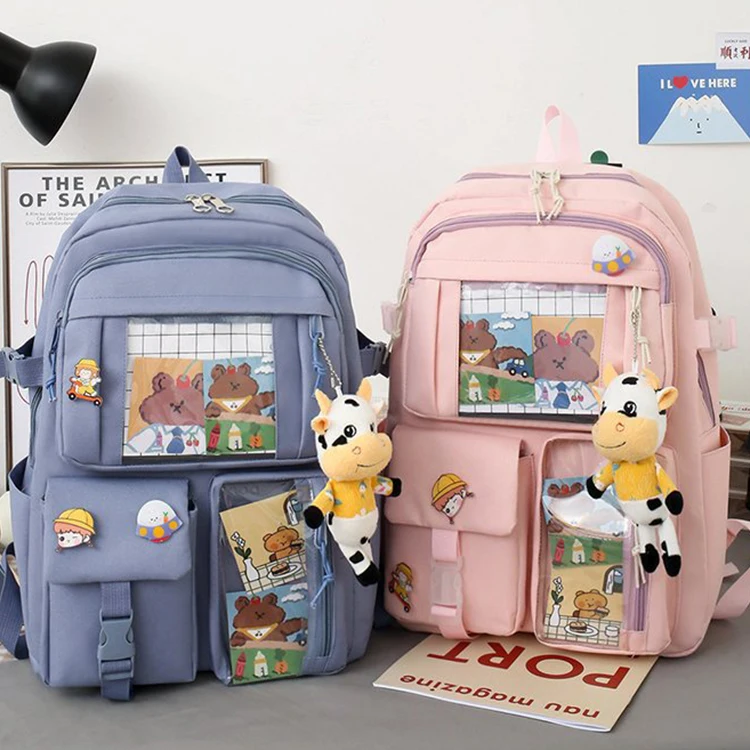 Hot Selling Cute Nylon Bag Hiking School Backpacks Trend School Bags