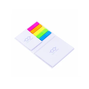 Customized Logo Office School Notepad Self-Adhesive Hard Cover Paper Tear-Off Sticky Note Made From Offset Paper