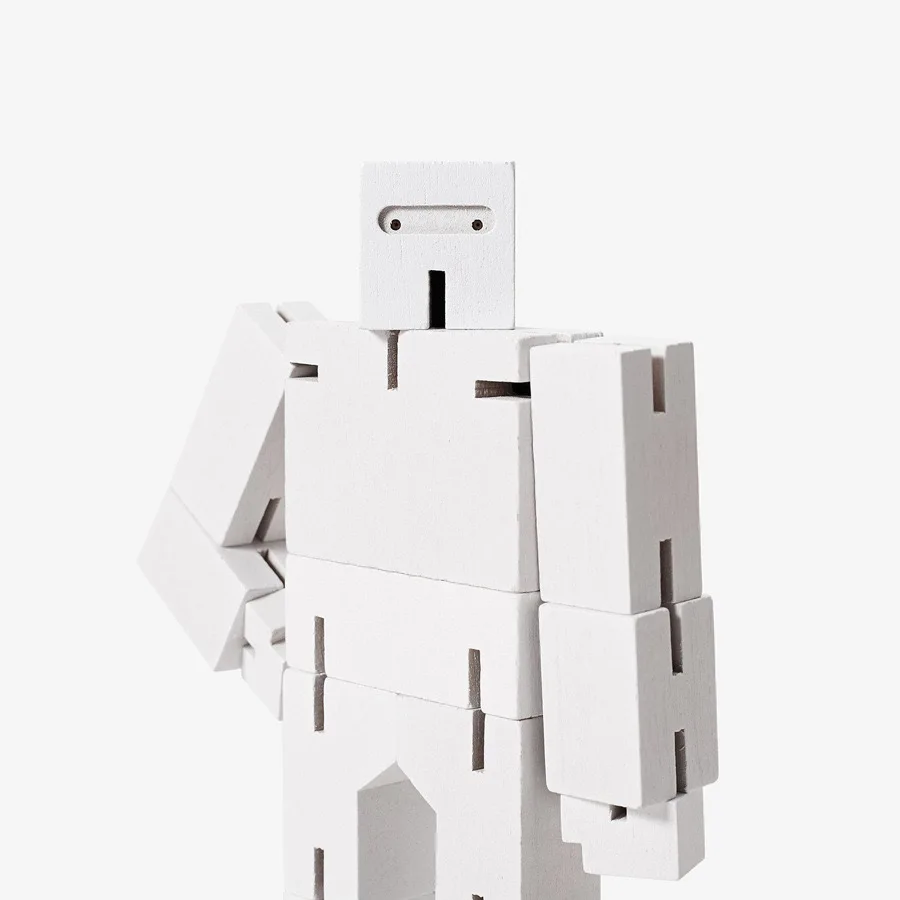 Trending New Arrivals Kids Montessori Educational Toys Puzzle Transforming Wooden Robot for Children Cubebot
