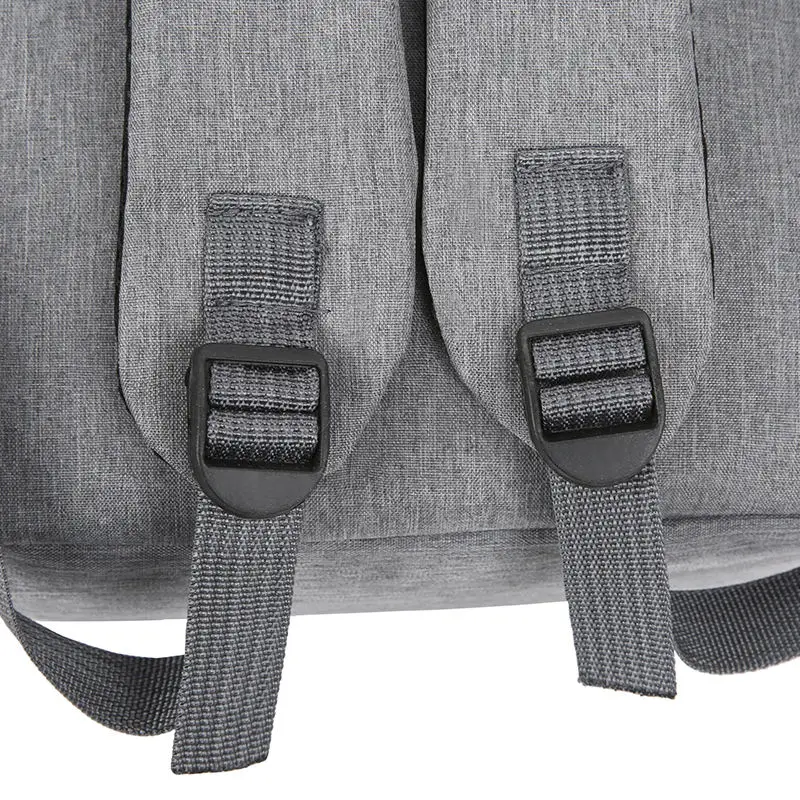 product casual slim anti theft usb charging mens polyester laptop bag business backpack set handbag style high quality polyester-2