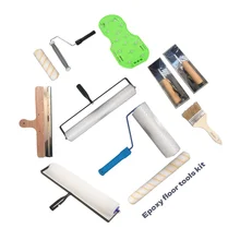 Epoxy Floor Paint Roller Blade Spike Construction Tools Cement Self Leveling Tool Kit