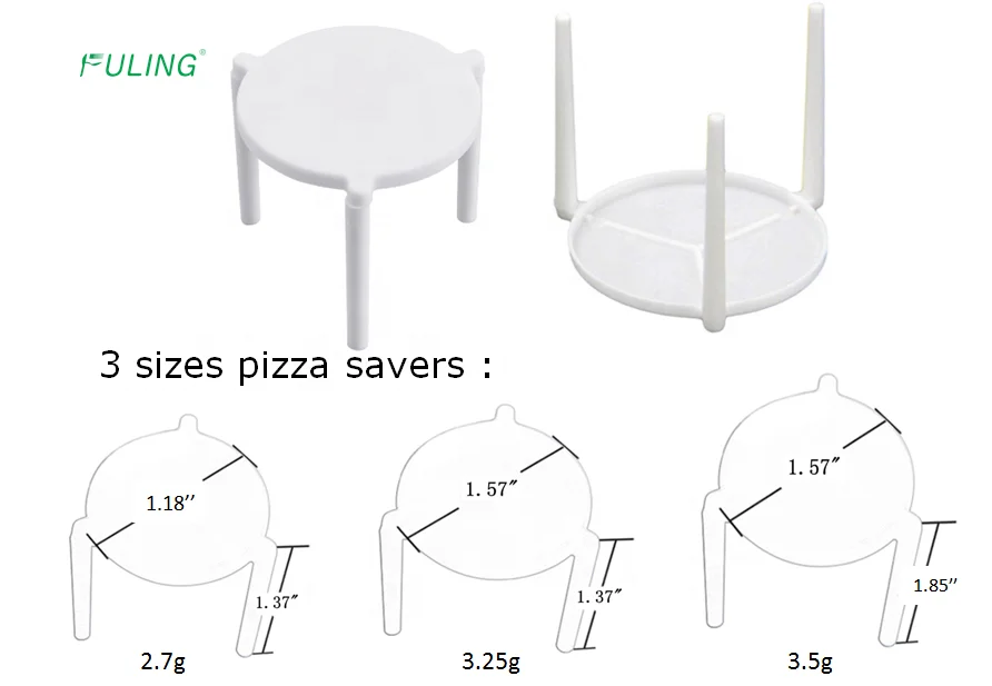100Pcs Plastic Pizza Statief Pizza Saver Stand Wit... – Vicedeal
