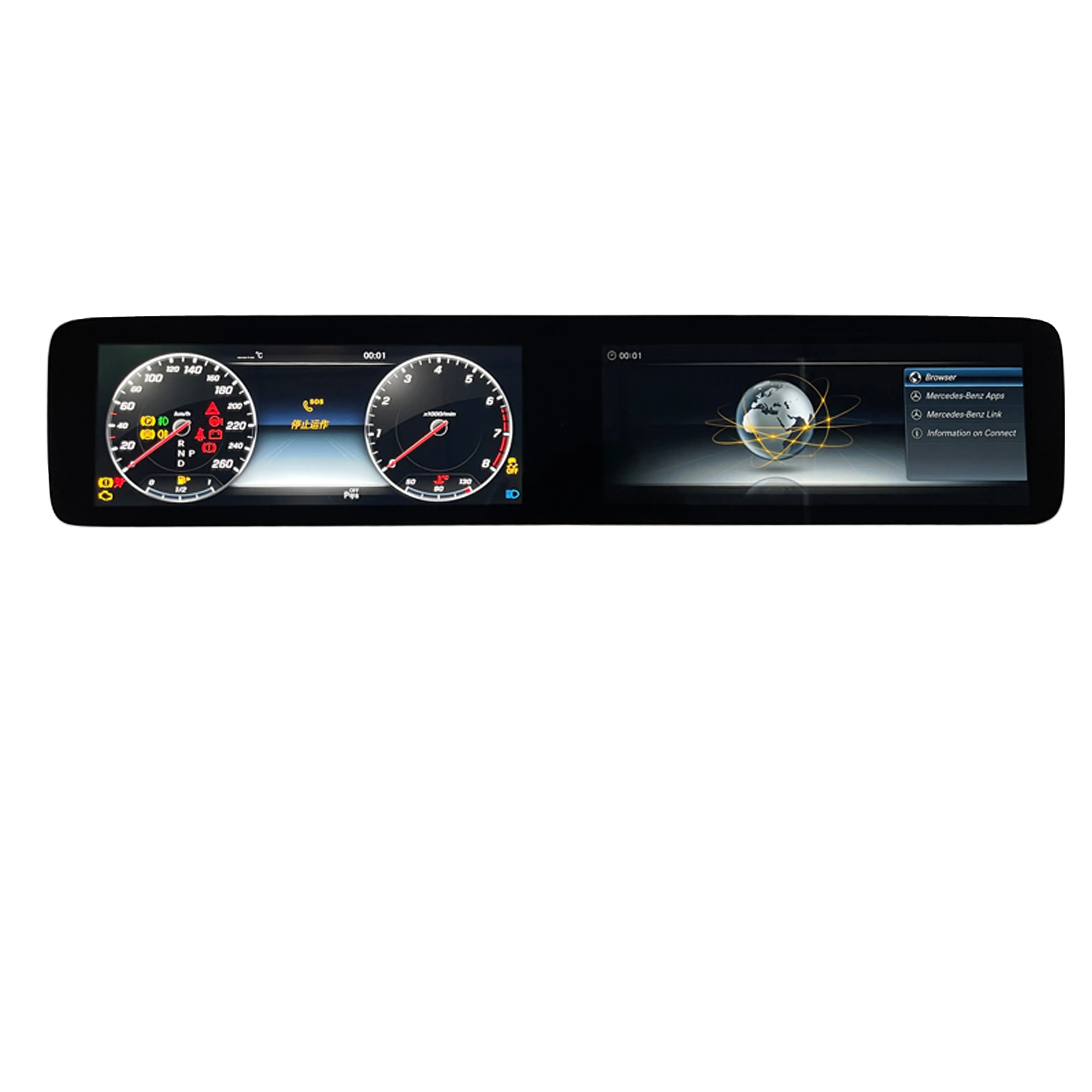 12.3inch Speedometer W213 New Digital Instrumentation Cluster For