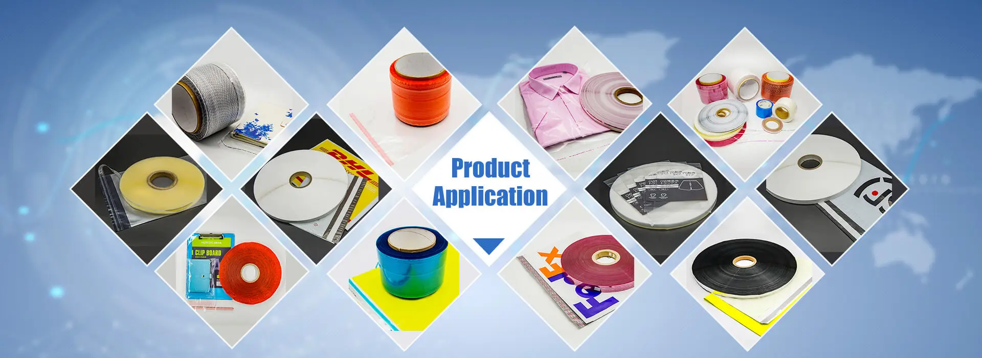 Bobbin Roll Double Sided Permanent Sealing Tape for Mailer Bag with Strong Adhesive Performance supplier