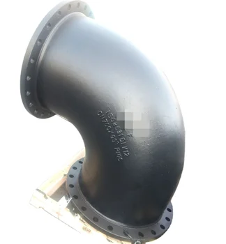 DI Pipe fitting EN545/ISO2531 Ductile Iron Flanged 90 degree Elbow