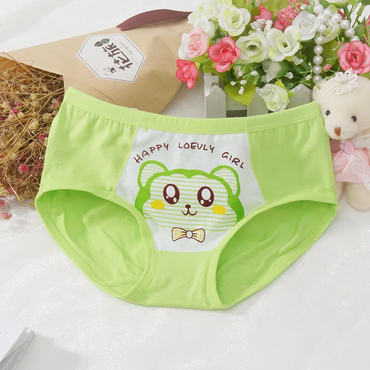 Mml 4pcs Kids Cotton Panties Hello Kt Girls Underwear Briefs Cute