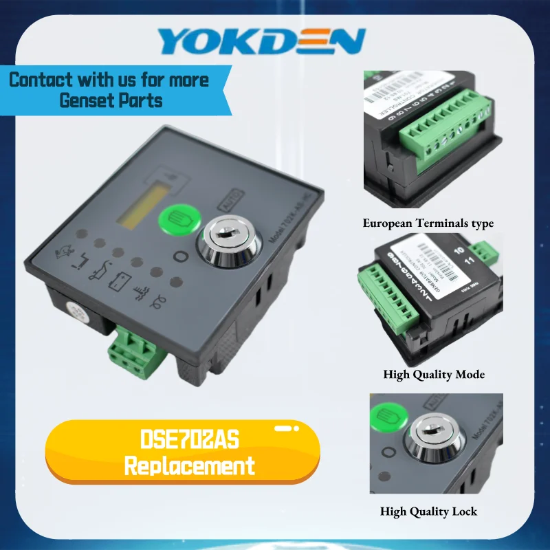 Contrôleur DSE702MS Pour Générateur - Module Démarrage Manuel Avec Microprocesseur Et LED Diagnostic
