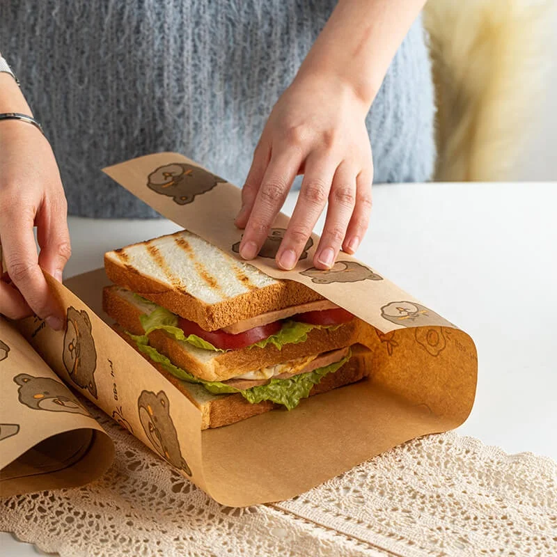 Porta Sandwich M Compostable Natural Pack