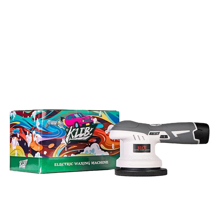 Беспроводной вощеный полировщик KLCB Для Полировки Автомобиля инструменты для полировки 12 В литиевая батарея 5 дюймов с произвольным действием орбитального воска