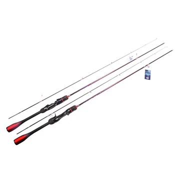 Fuji Guide Ring Full Carbon Ultra-Light Hard Action Baitcasting Rod with Solid Carbon Tip for Rivers and Streams-Weihai Factory – Hard Lure – view 2