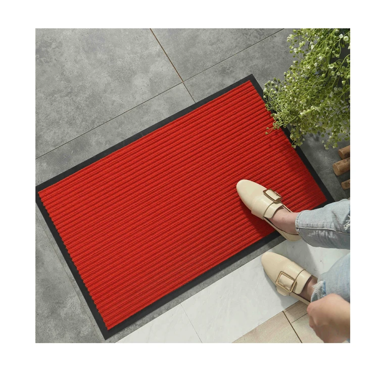 Concepts 2-Pack Striped Door Floor Mat - Indoor Outdoor Rug