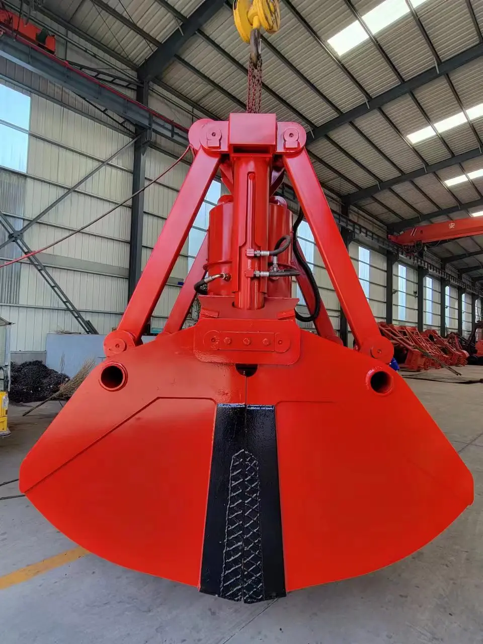 3cubic Meters Coal Grabbing Hydraulic Two Disc Grab Bucket - Buy Flip ...