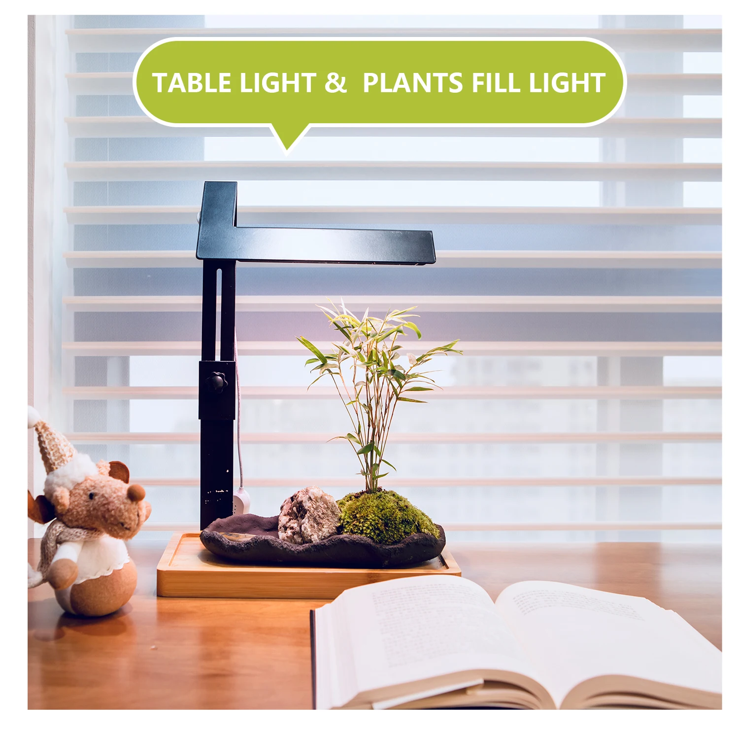 Mini Nature Led Garden Kit Bonsai Indoor Herb Garden Starter Kit Led