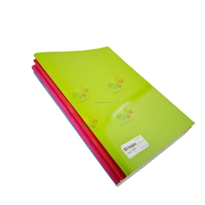 Custom Full Color Glossy Cover B5 Exercise Book 80 Sheets Saddle Stitch for School Chile