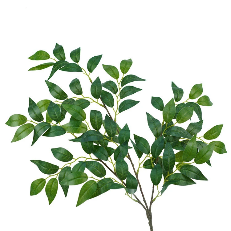 High Quality Silk Tree Leaves Artificial Green Leaves For Wedding Decor Buy Artificial Green