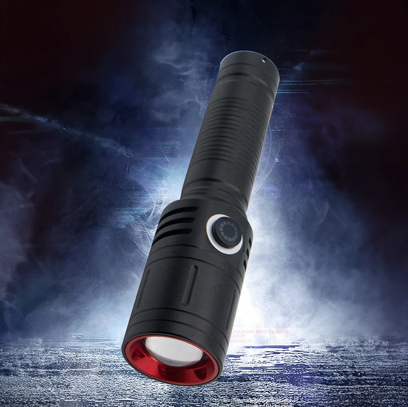 Competitive Price Edc Portable Flashlight Water Proof Mini Outdoor White Laser Light Camping Hunting Laser White Light Led