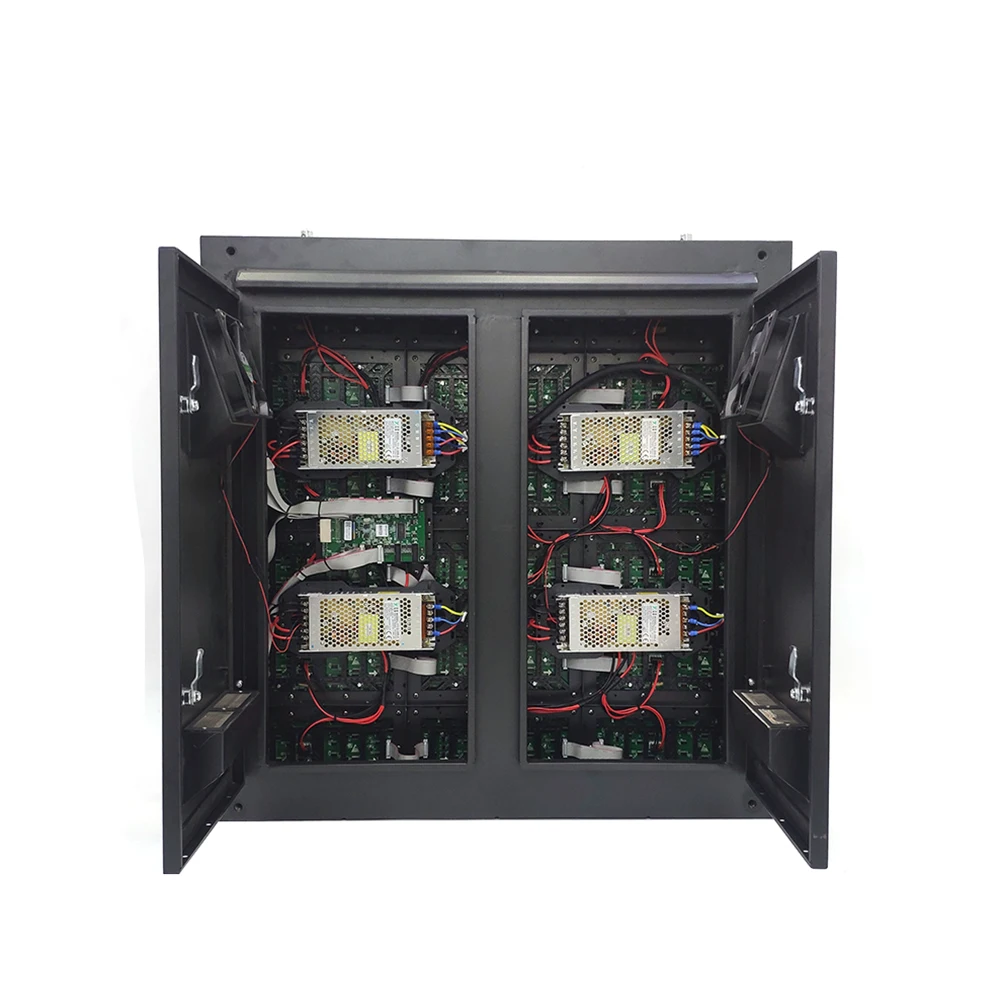 TOP Fixed Install P5 LED Screen Outdoor Iron Cabinet LED Display Waterproof Panel HD Advertising LED Screen 960x960mm