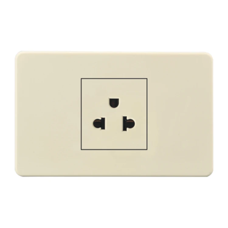 Hot Sale 3 Pins Outlet Power Universal Multifunction American Standard Multi 3 Pin 15A Wall Socket
