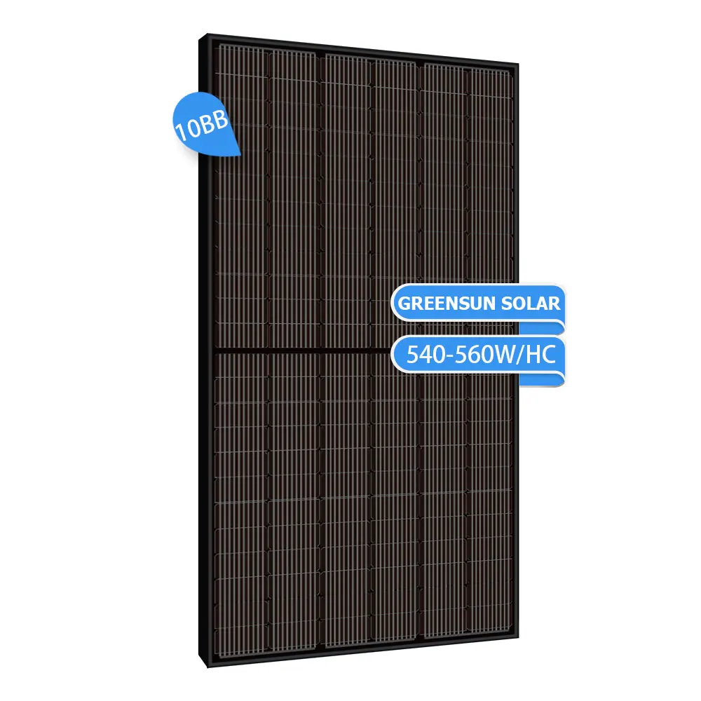 Solar Panel 2m X 1m All Black 540w 545w 550w 555w 560w Focos Led Con Panel Solar