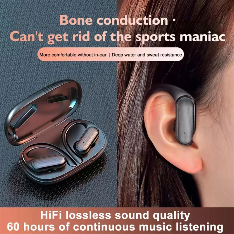 5.3 Earhooks Wireless Headphones HIFI Sound Earphones Running Headsets Voice Call with Microphone for xiaomi iphone