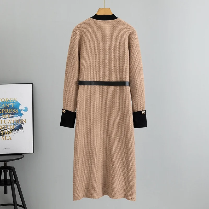 elegant dresses modest Modest High Neck Ball Gown Long Sleeve Formal Dresses 67530 – Viniodress main image 0
