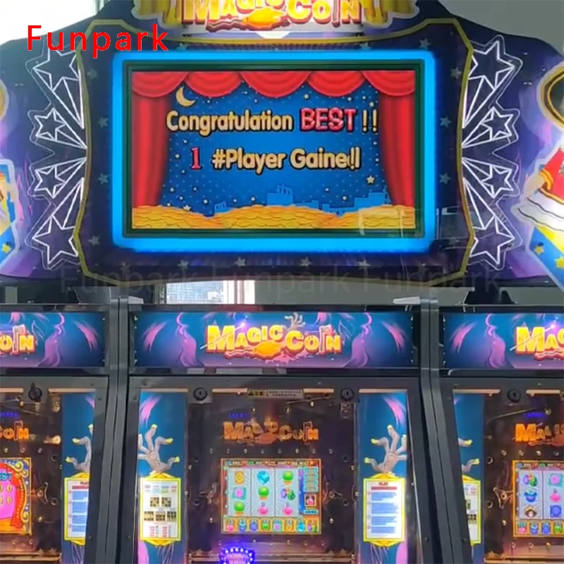 Funpark Win Lottery Arcade Game Machine Professionally Made Indoor Adult Metal Coin Pusher for Sale for Amusement Center details