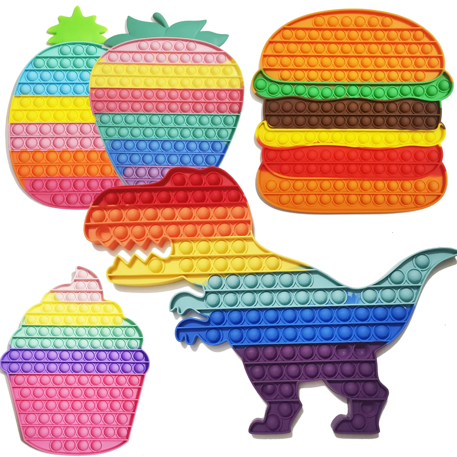 Гигантский динозавр 30/40, большие сенсорные игрушки-антистресс для детей, огромная игрушка-антистресс для детей с аутизмом, Новые поступления игр, подарок для аутизма