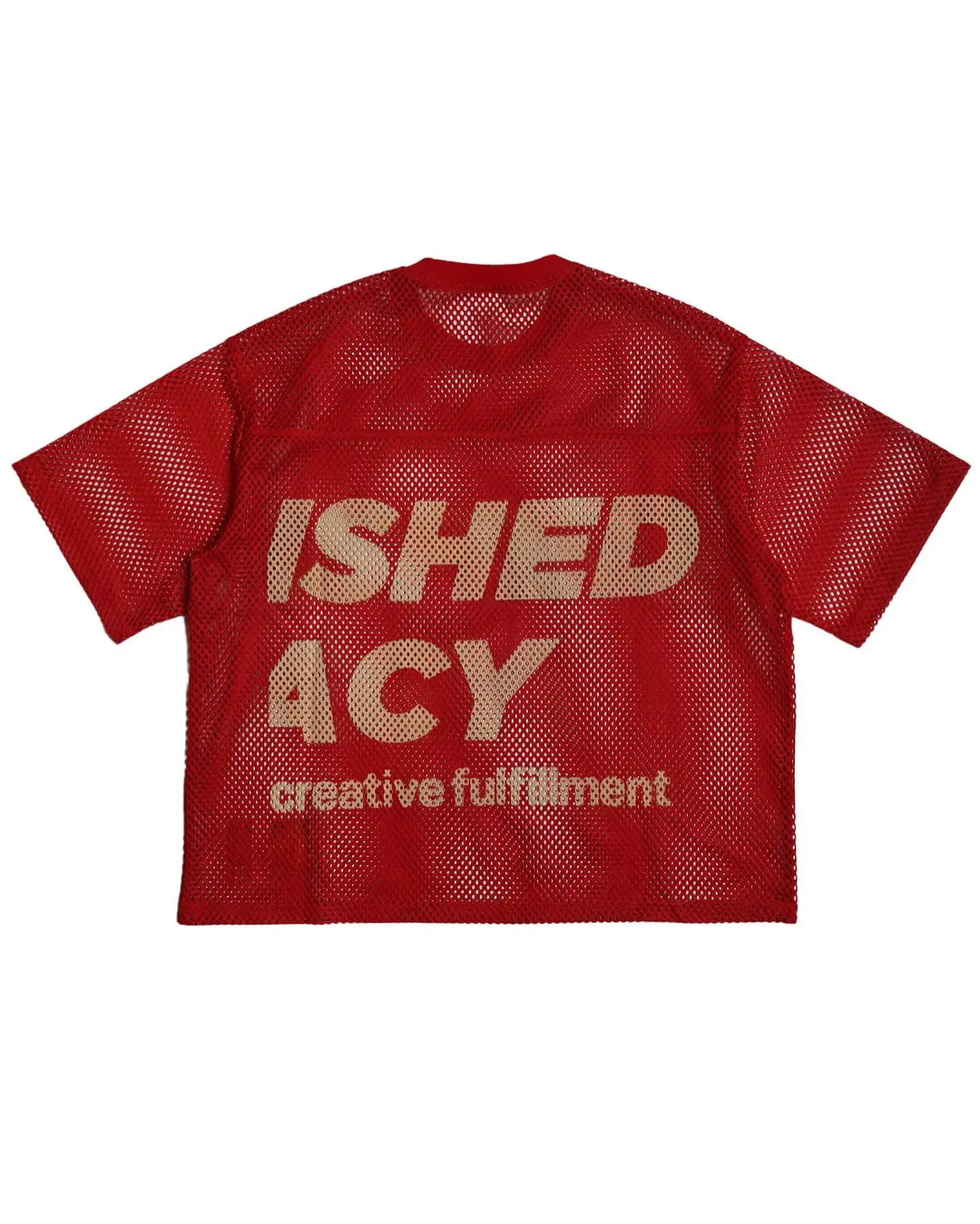 Custom Streetwear Manufacturer Summer Quick Dry Oversized Mesh Soccer Basketball Baseball Football Jersey Cropped T-shirts Men gallery 8