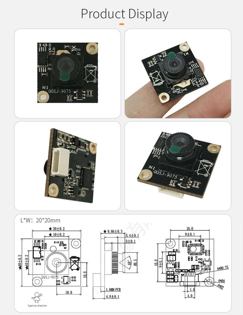 DGZX USB 2MP 1080P HD Mini Camera Module插图1