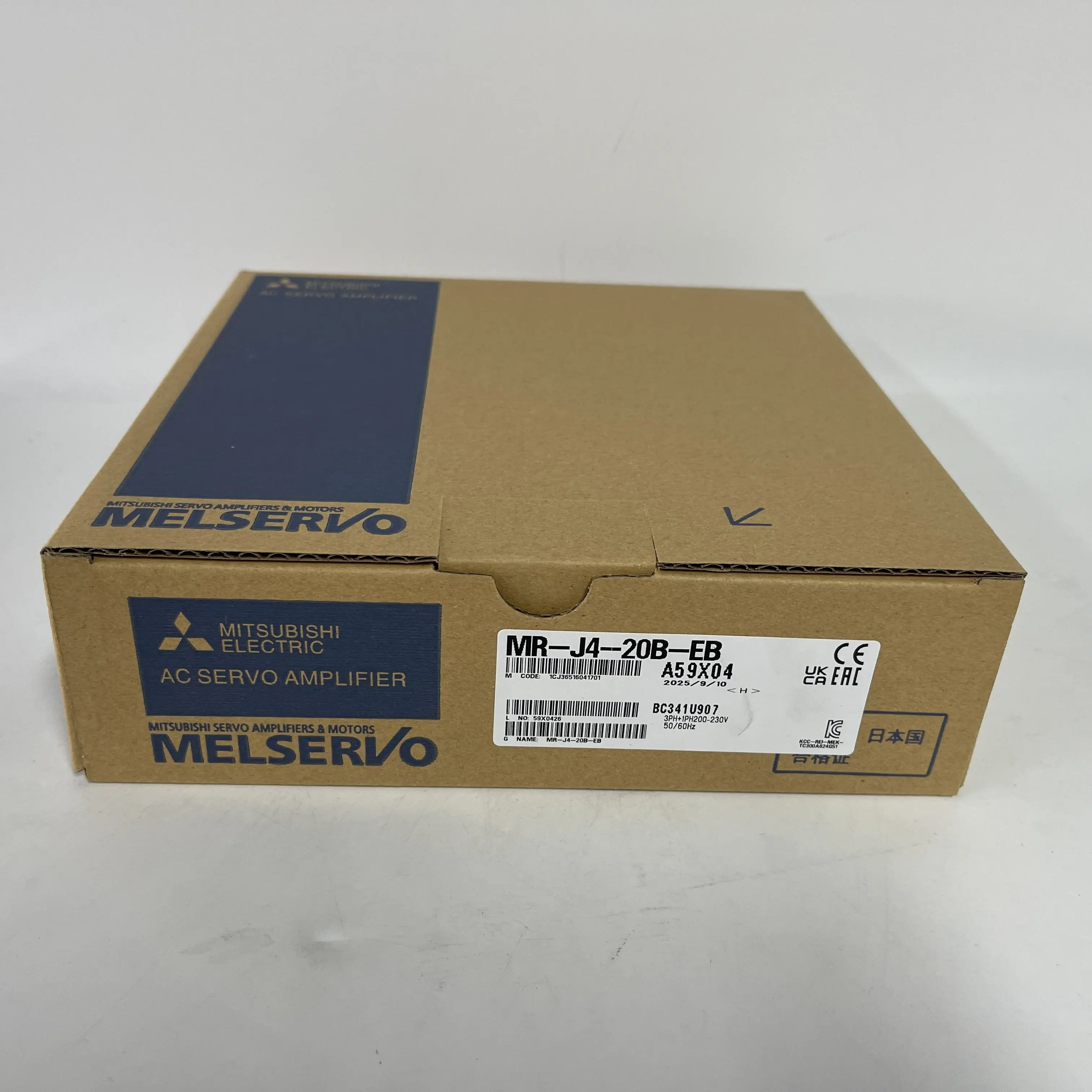 MITSUBISHI MR-J4 Series AC Servo Amplifier MR-J4-20B-EB MITSUBISHI MR-J4 Series AC Servo Amplifier MR-J4-20B-EB