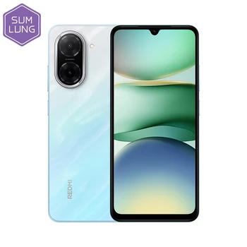 In Stock for Redmi A5 Smartphone UNISOC T7250 CPU 6.88" Display 32MP AI Dual Camera 5200mAh Battery 15W Fast Charging