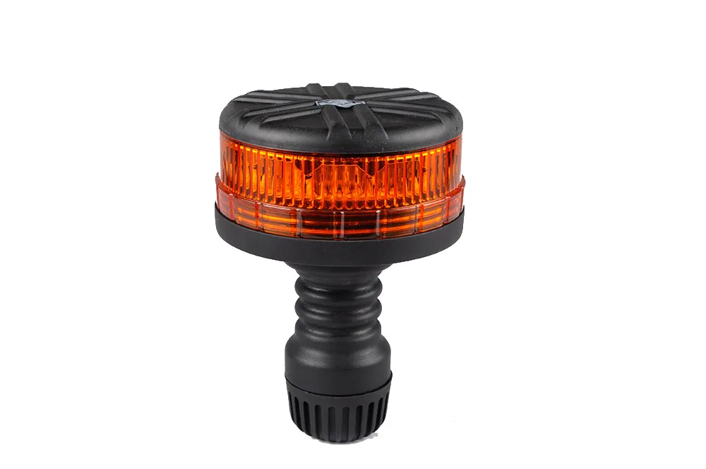36W Flashing Rotating Amber LED Warning Beacon Light 12V/24V Strobe Beacon Lamp for Mining Truck Tractor Crane