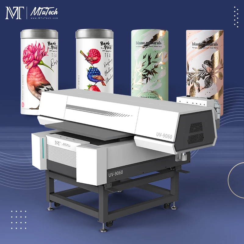 Factory Direct Sales MT Small Format UV Flatbed Printer 9060 Printing on Glass Bottle Machine Perfect for Promo Items Gadgets