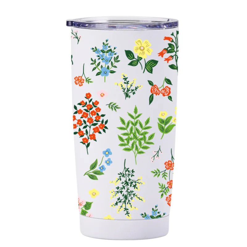Customized Stainless Steel Coffee Cup Leak-proof Insulated Thermal 20 oz  Tumbler Car Portable Travel Coffee Mug