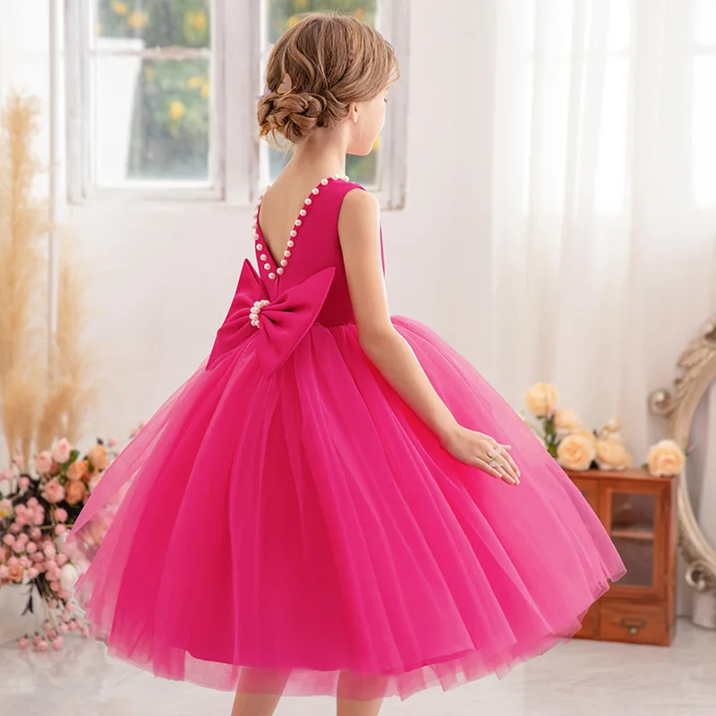 pink dresses for 13 year olds Pink Floor Length Chiffon Bohemian Junior Twirl Maxi Dress- Wedding, Flower Girl, Boho Beach, Comfortable, Photoshoot, Birthday, Party