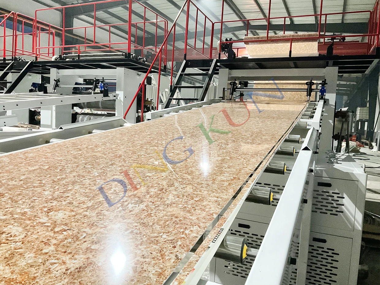 Pvc Carbon Crystal Plate Making Machine Manufacturing Plant Machine