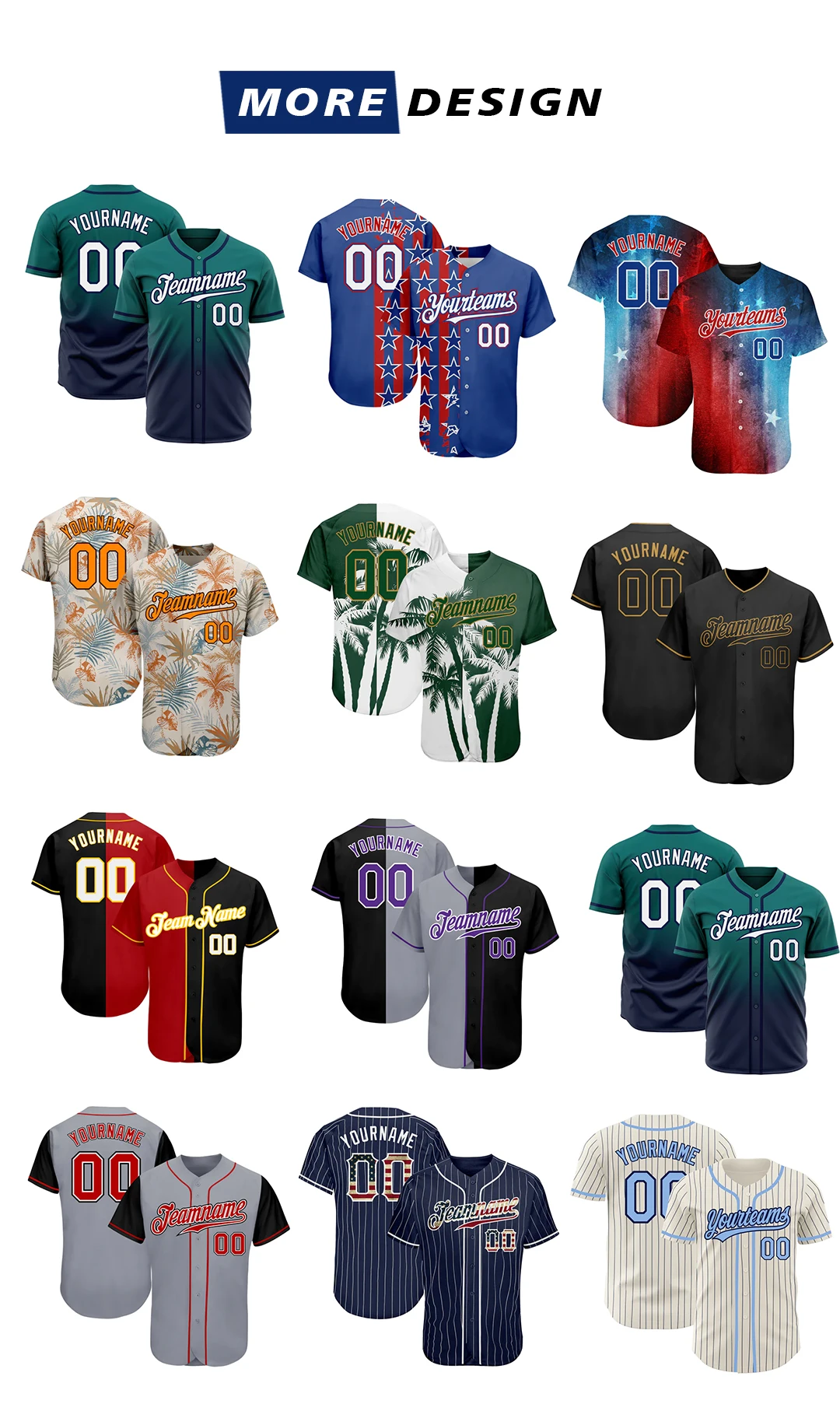 Custom Your Own Design Softball Uniforms Cheap Softball Jerseys