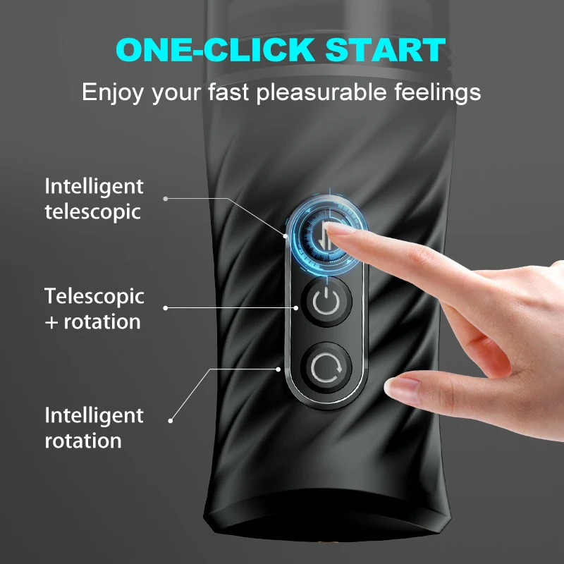 Powerful Base Sucker Electronic Handfree Male Masturbation Cup Real Sex Feel Sex Product for Men Made TPE High Quality Sex Toy
