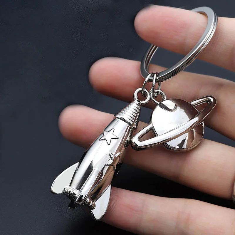 Rocket Ship Keychain