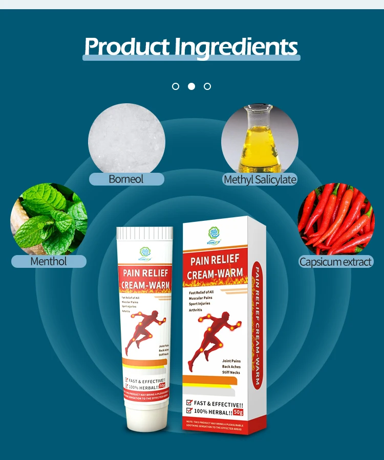 New Products Muscle Knee And Joint Pain Relief Gel Cream Cool Ointment