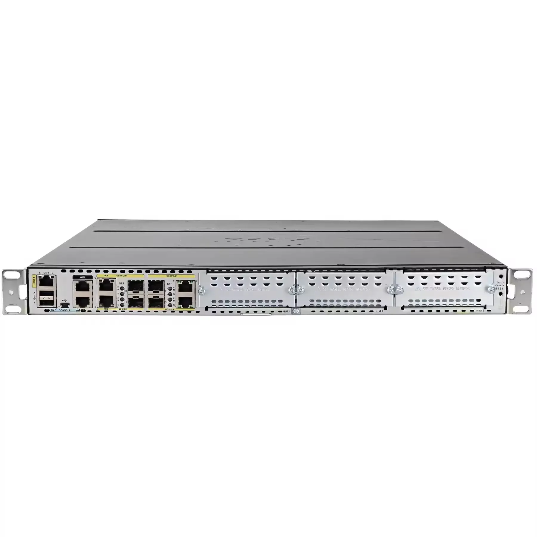 ISR4431/K9 CiscoルーターISR4431 (4GE、3NIM、8G FLASH、4G