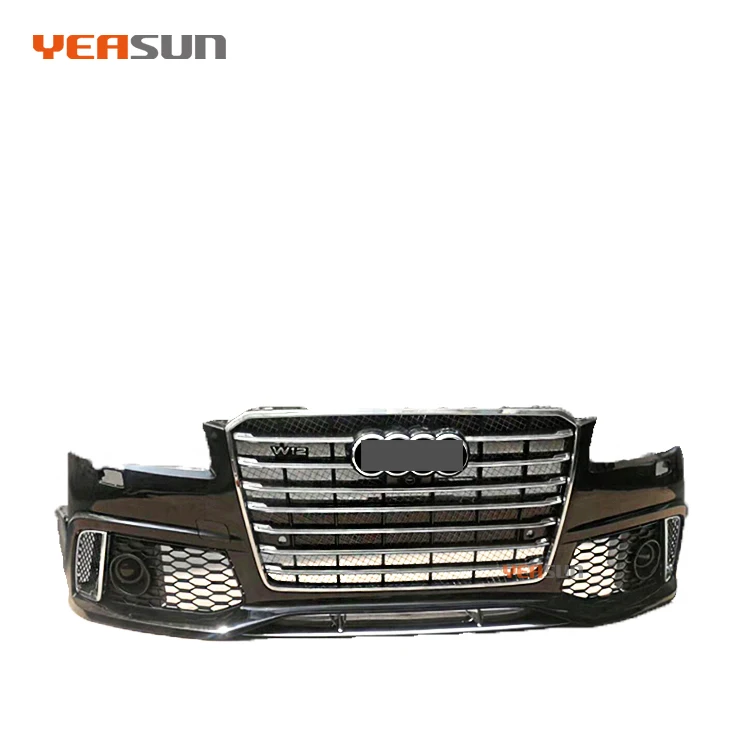 High Quality W12 Front Bumper Fast Delivery for audi A8 D5 2015 2016 2017 2018 2019