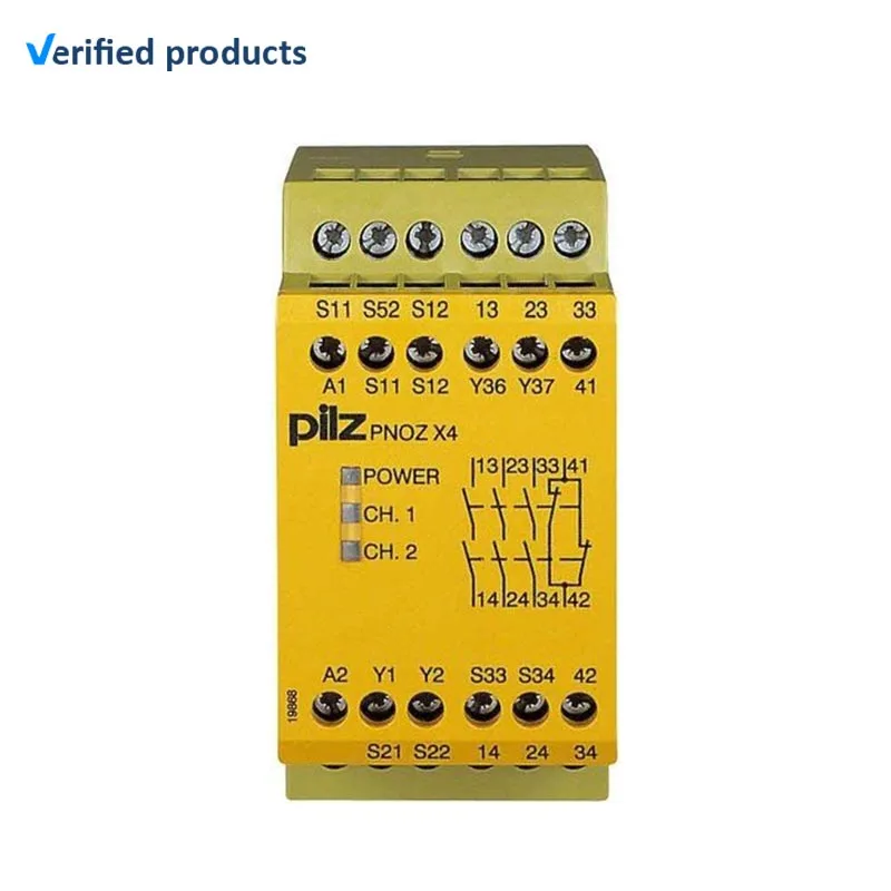 774730 Pilz - PNOZ X4 24VDC 3n/o 1n/c - Safety Relay PNOZ X - E-STOP Safety Gate Light Grid details