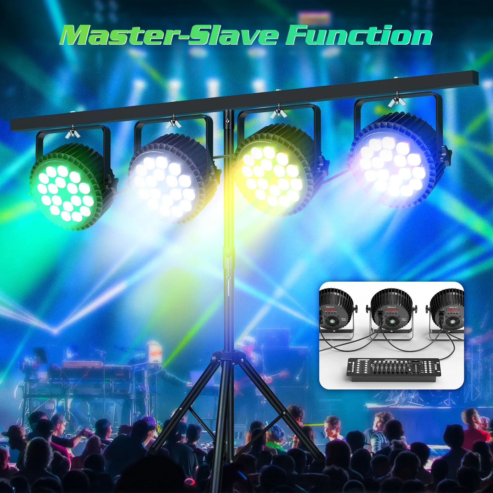 CO-Z 86 RGB LED Bühnenbeleuchtung Bühnenlicht Bühnenlape LED Par Licht