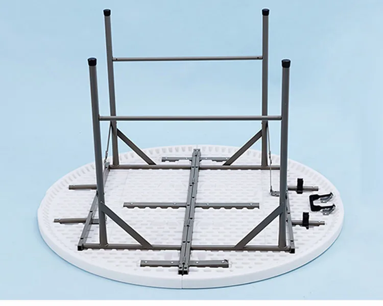 Hot Sale 5ft 6ft 8ft Banquet Folding Round Plastic Table For Events