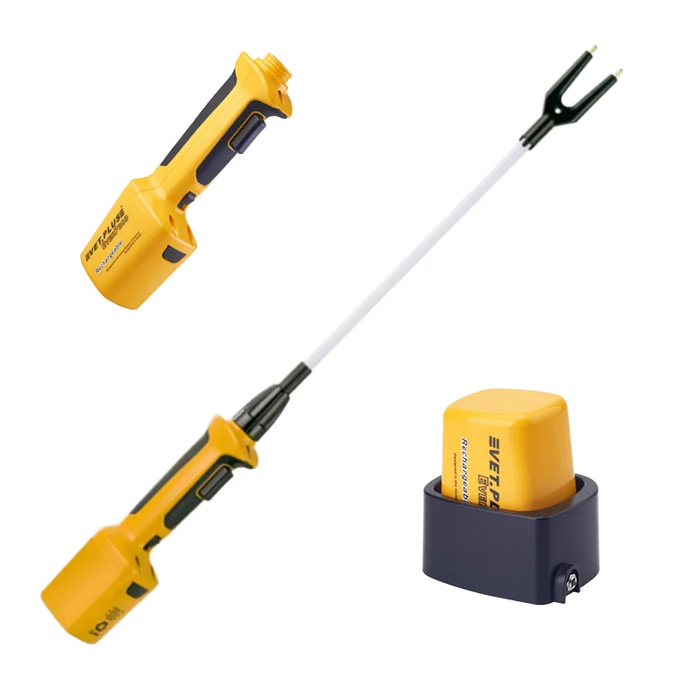 BLUEWORTH Large Animal Veterinary Electric Prodder 7.2V Li Battery 10-12KV Output 110V~240V Plug Cattle Buffalo Livestock Pig
