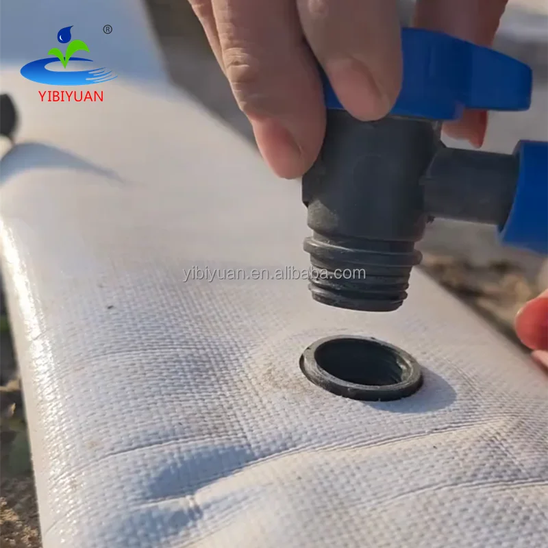 Farm & Garden Layflat Hose for Water Drip Irrigation System Pre-Drilled Greenhouse Compatible Flat Canvas Pipe for Easy Use H75092a1463dc427aace3e1c86fc89428y