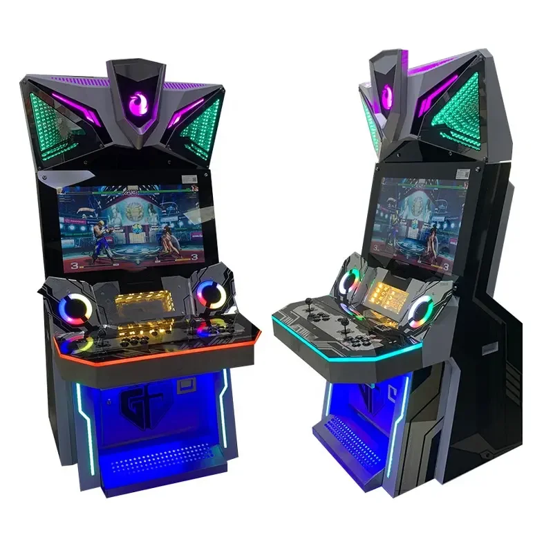 masateke 3段クルーン 筐体 Banana Land 32 Inch Tekken 7 Retro Video Fighting Game Cabinet